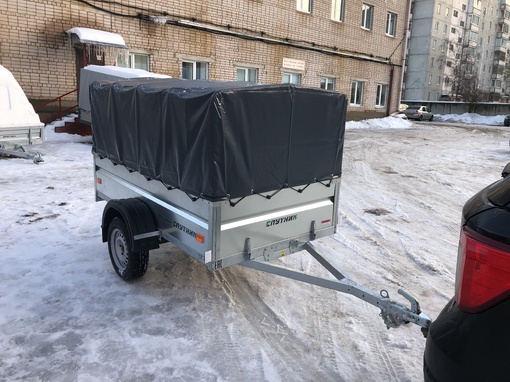 Прицеп СПУТНИК TECHNIK 2213/48 + тент 700 мм