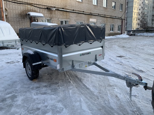Прицеп СПУТНИК TECHNIK 2213/48 + тент 350 мм