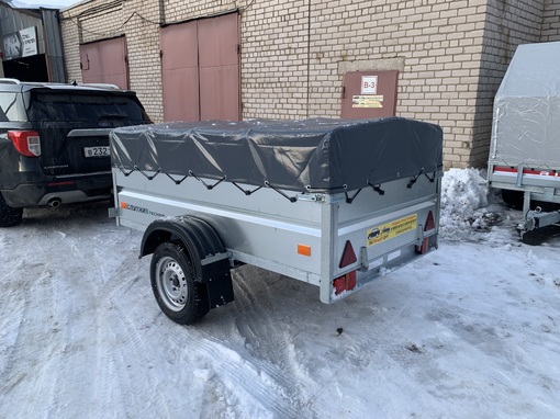 Прицеп СПУТНИК TECHNIK 2213/48 + тент 350 мм